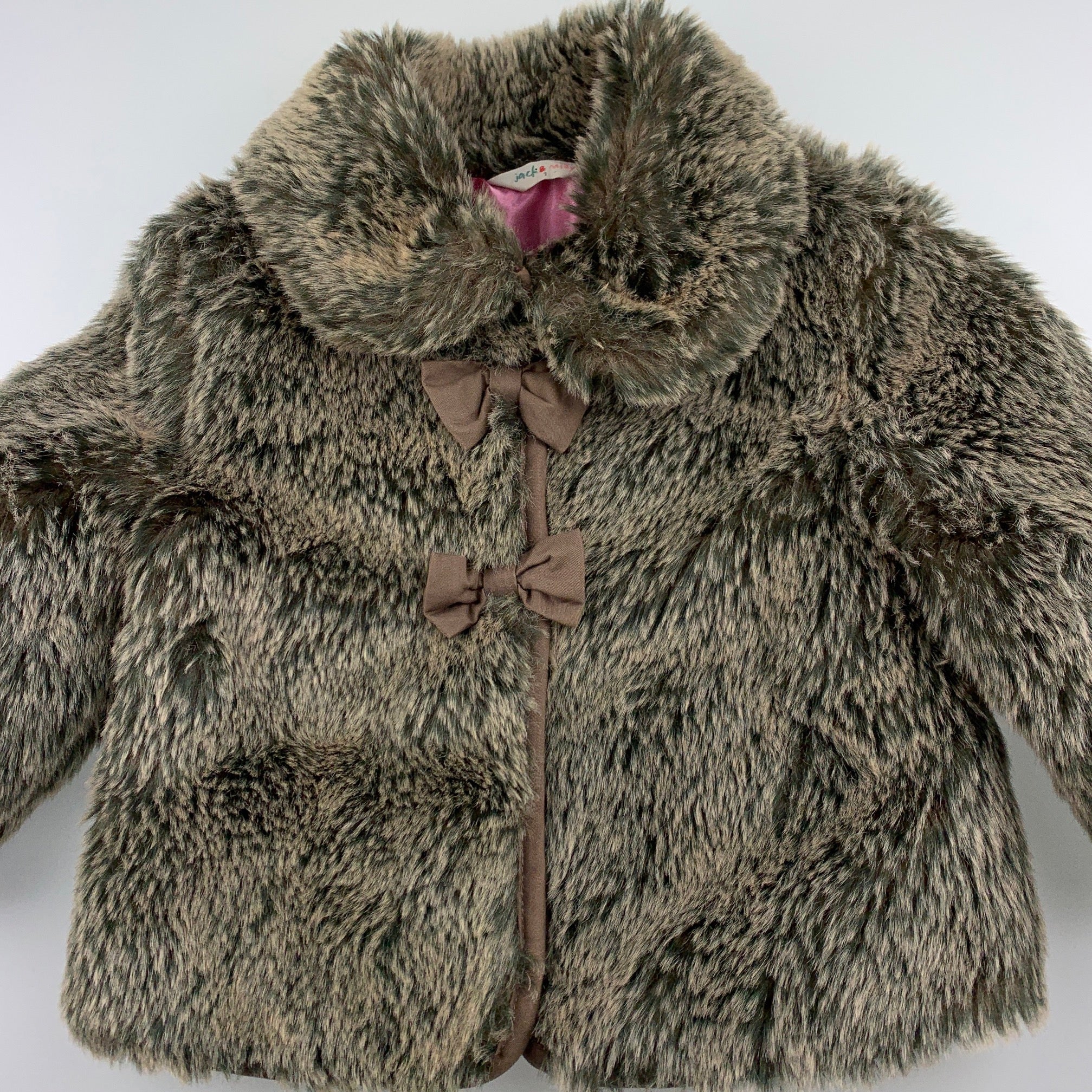 Jack ☀ Milly, soft feel faux fur zip up ...